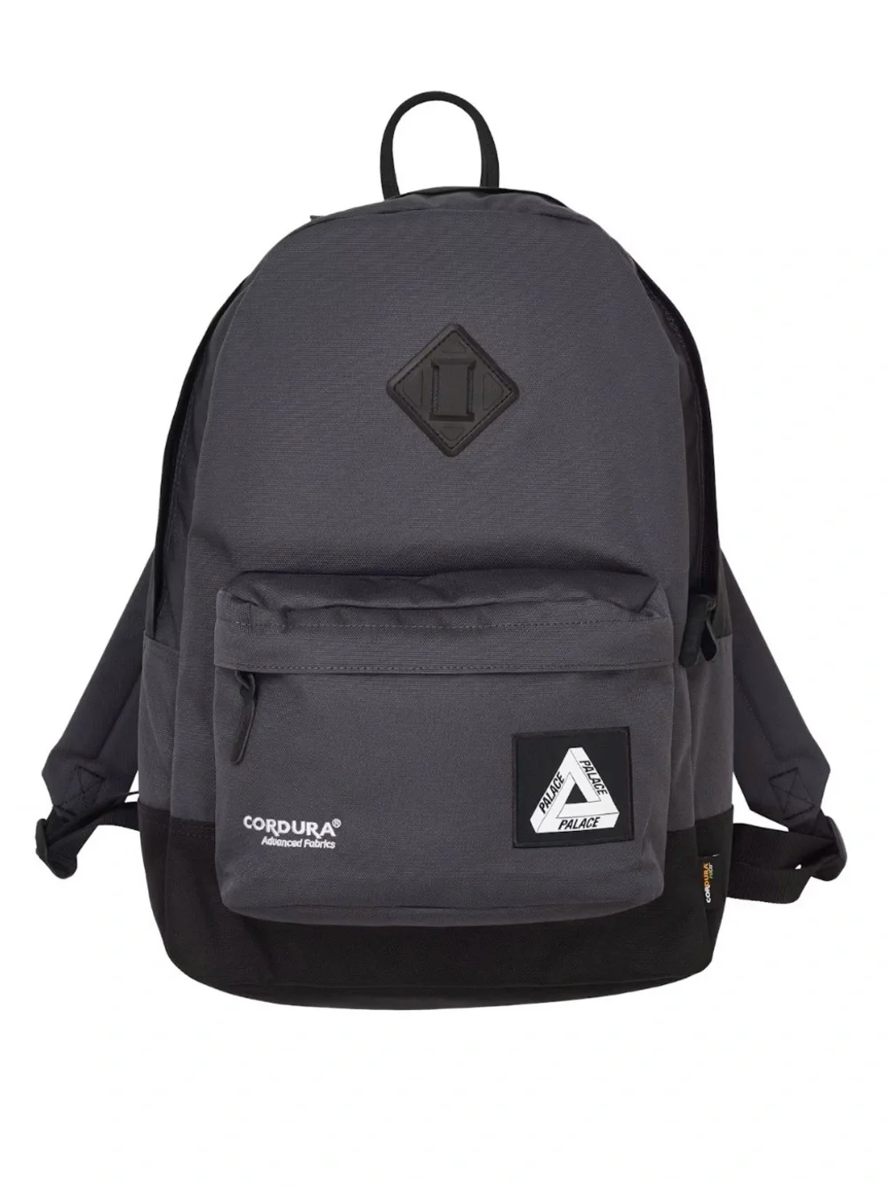 Palace Cordura Duck Canvas Backpack 'Carbon/Black' FW24 Travel Gym Book Bag Zip